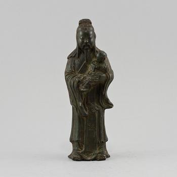 FIGURIN, brons, Kina, 1900-tal.
