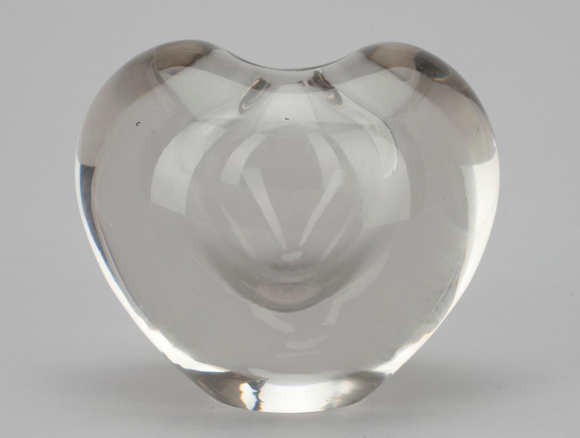 HJÄRTA, glas, signerad Timo Sarpaneva, Iittala 3557.