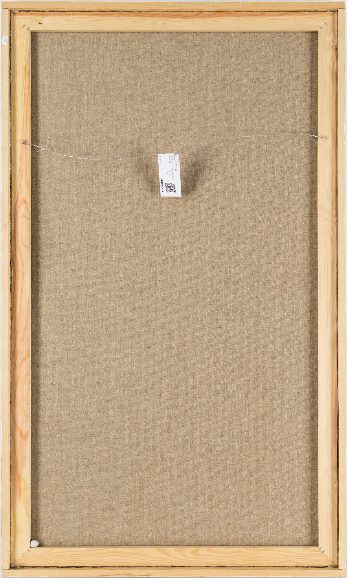 IRIS SANTÉN, olja på på duk, signerad.