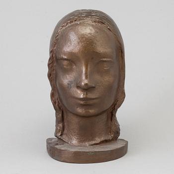 GUNNAR ELFGREN, sculpture, bronze, signed.