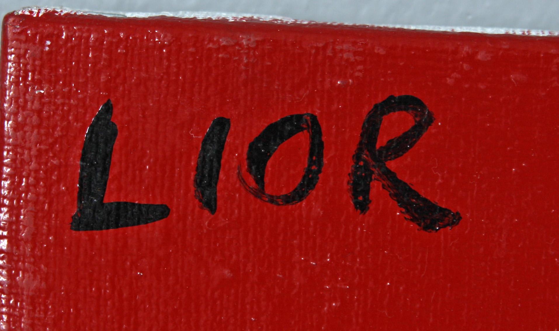 RON LIOR, akryl på duk, sign.