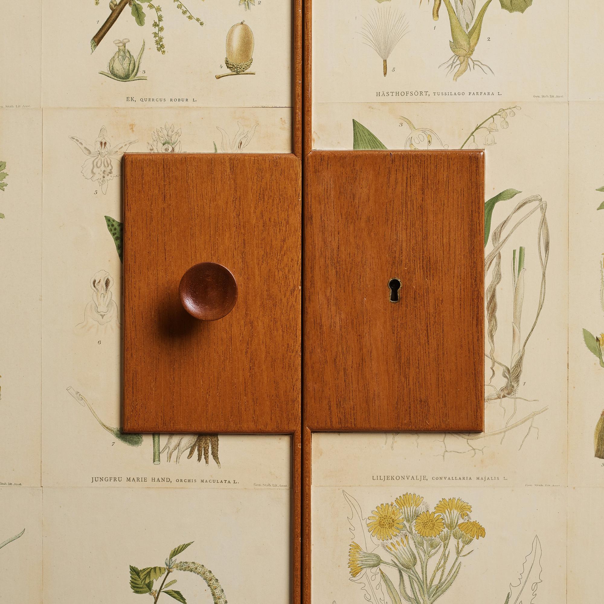 Josef Frank, a "Flora" cabinet, Svenskt Tenn, Sweden, model 852.
