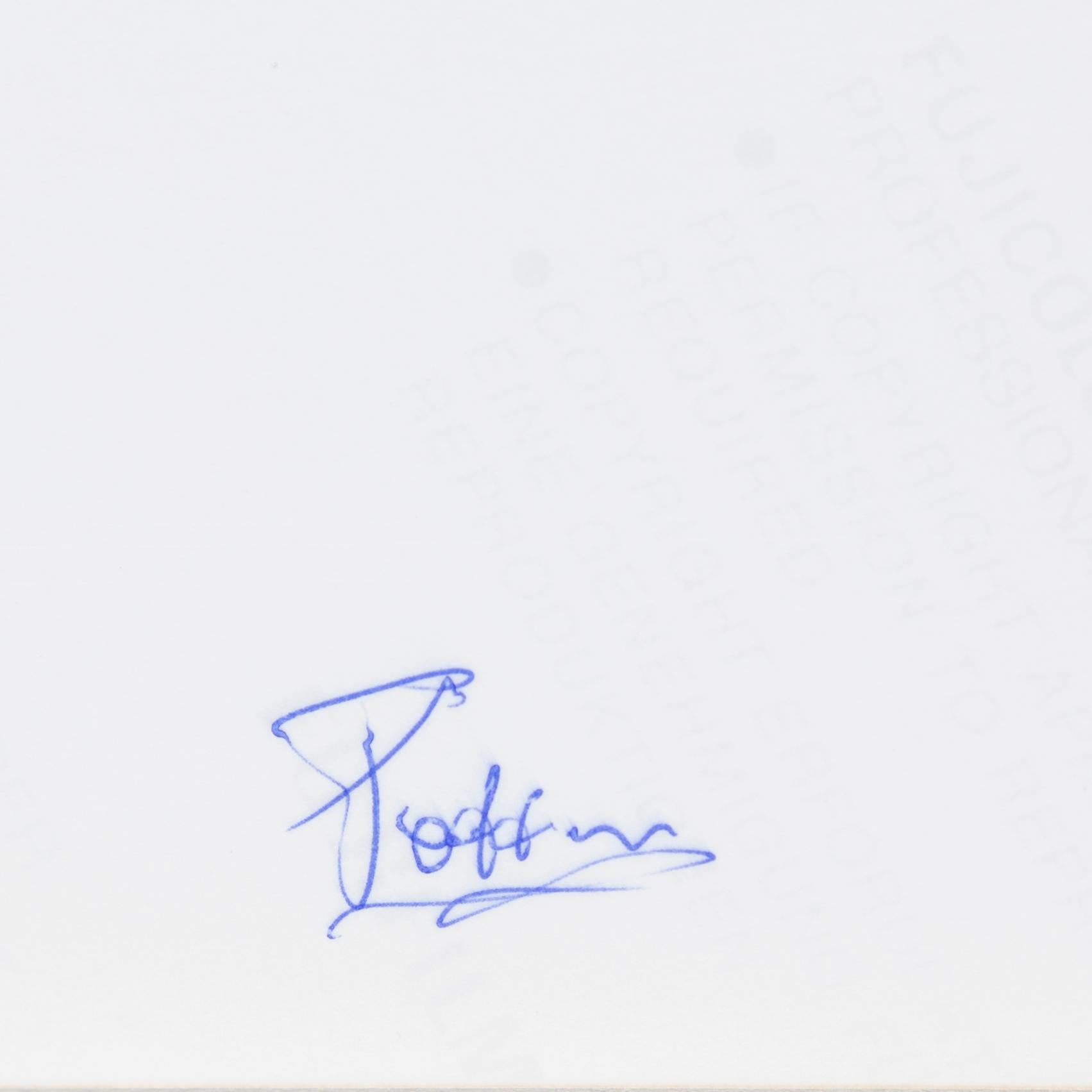 TORBJÖRN CALVERO, fotografi av Cornelis Wreswijk signerad Calvero a tergo.