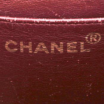 CHANEL, a quilted black leather shoulder bag, "Flap bag".