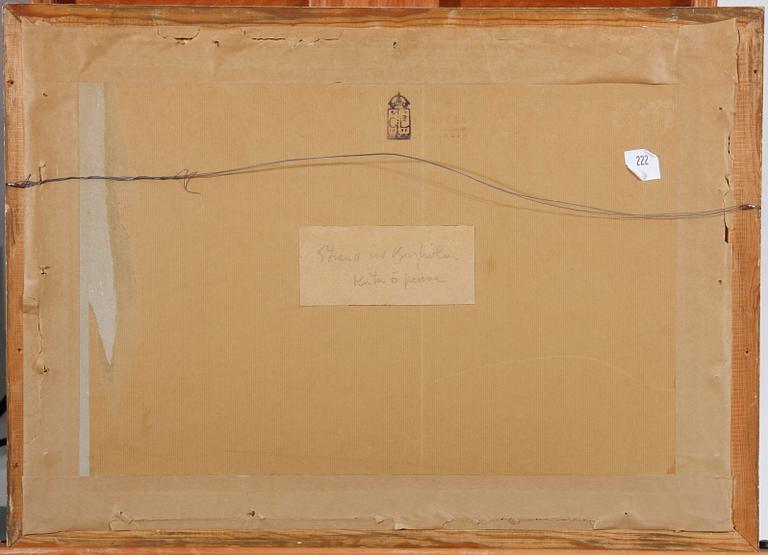KREUGER, NILS. Krita, sign. 27 Aug. 1901.