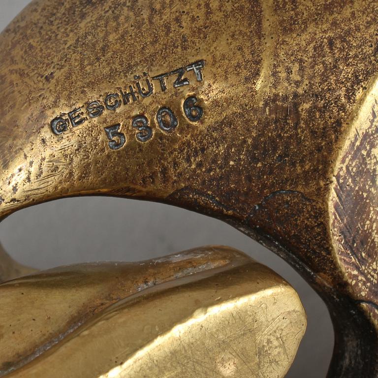 FAT, mässing, Geschützt, otydligt signerad, Jugend, 1900-talets första del.