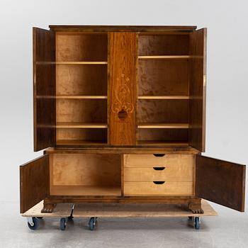 A birch cabinet, 1930's.