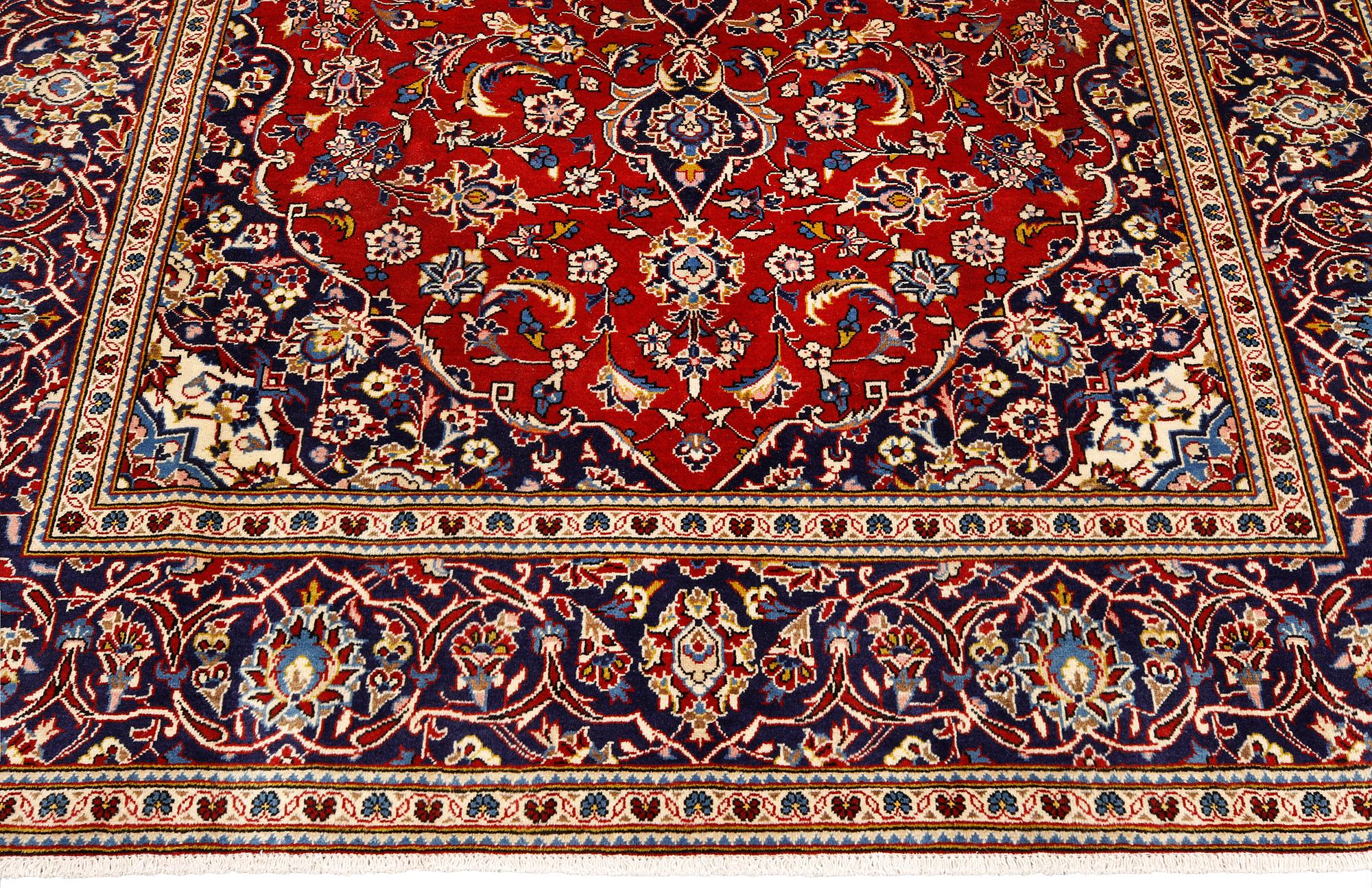 Carpet, Keshan, 290 x 194 cm.