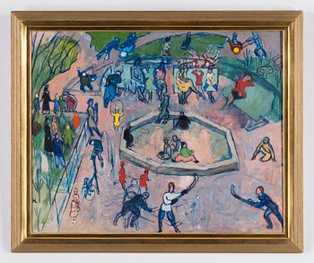 Hilding Linnqvist, "Lekplats II" (Playground II).