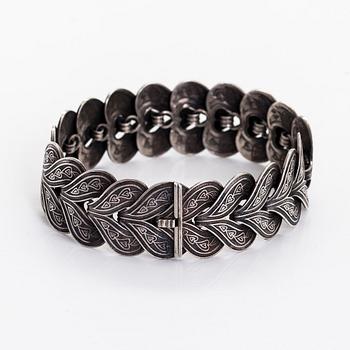 Bracelet, silver, A. Tillander, Helsinki 1940.