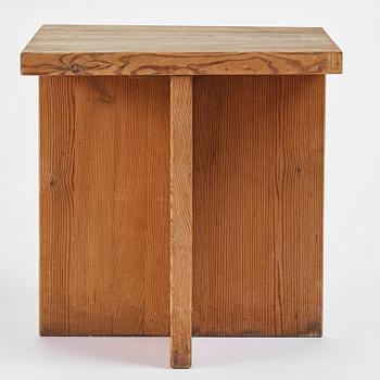 Axel Einar Hjorth, a stained pine "Lovö" table, Nordiska Kompaniet, Sweden, 1930s.