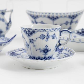 A 31-piece 'Musselmalet' porcelain service , Royal Copenhagen, Denmark.
