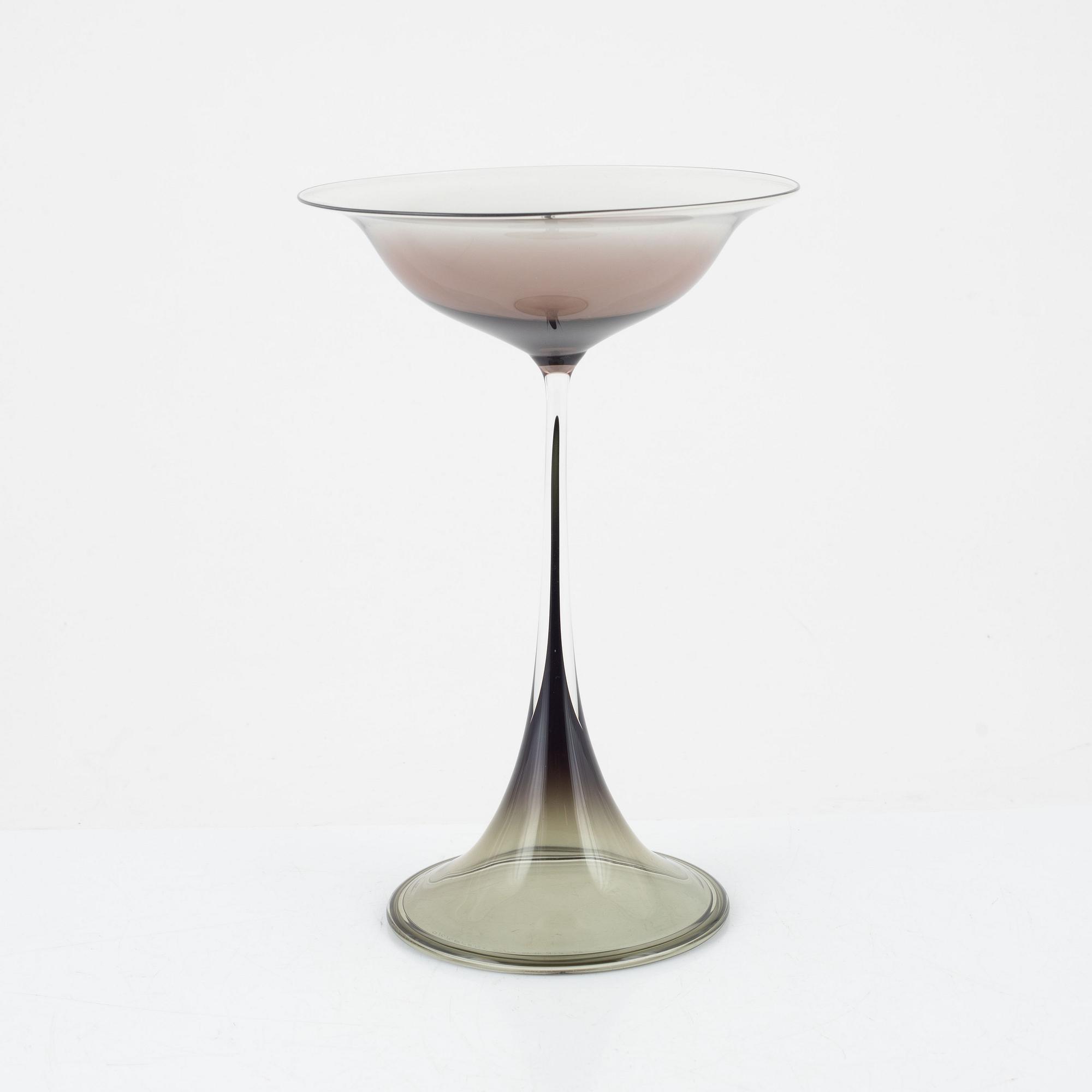 Nils Landberg, tulpanglas, Orrefors, Sweden.