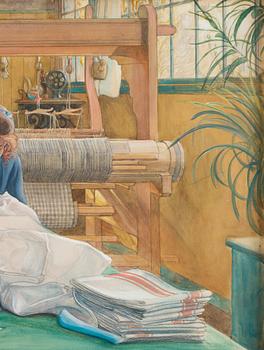 Carl Larsson, "Syende flicka" / "Anna S.".