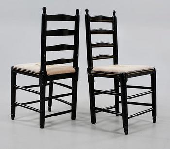 STEGSTOLAR, ett par, 1800-tal.