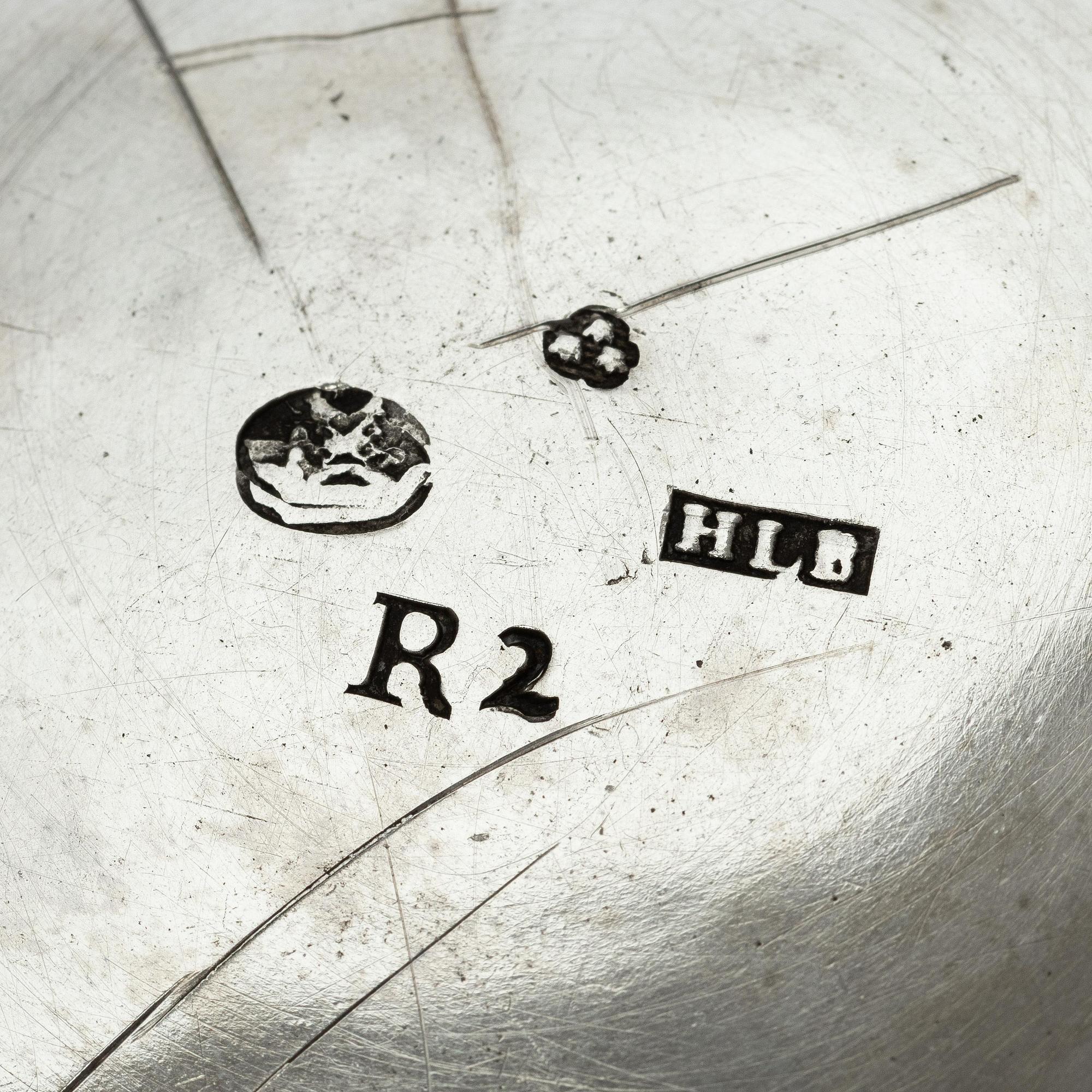 Hans Langberg, bägare, silver, Söderhamn 1799. Sengustaviansk.