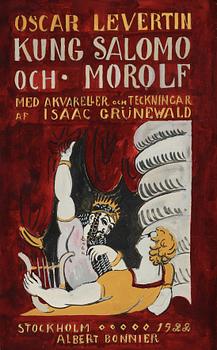 ISAAC GRÜNEWALD, mixed media on paper, 1922.