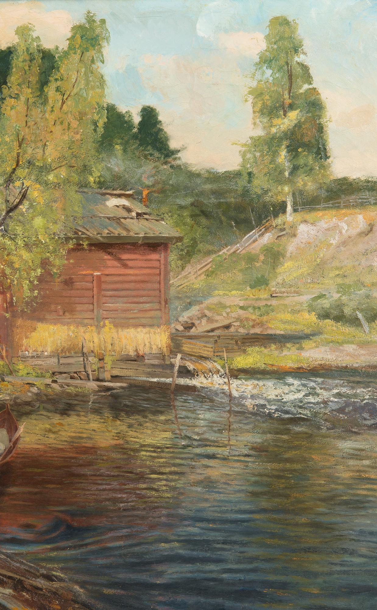 Sigfrid August Keinänen, Maatila vesistön äärellä.