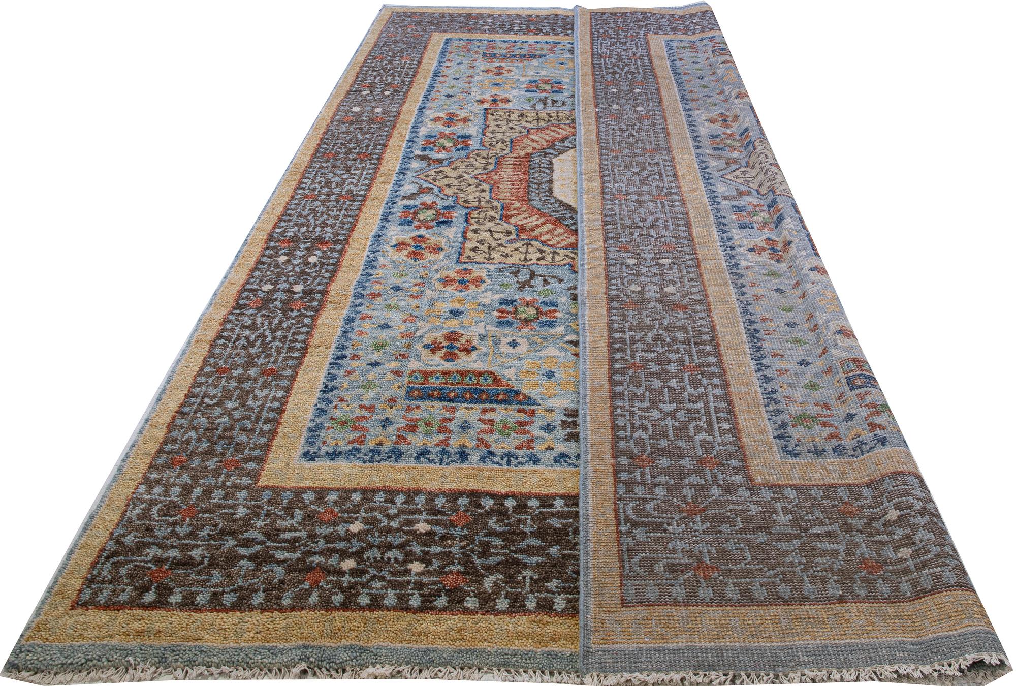 A carpet, Mamluk Design, ca 364 x 254 cm.