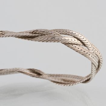 ARMLÄNK, sterlingsilver, Iduna, Varberg. Vikt 5,8 gram.