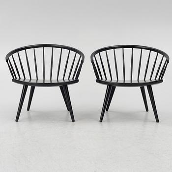 Yngve Ekström, chairs, a pair of 'Arka' chairs, Stolab.
