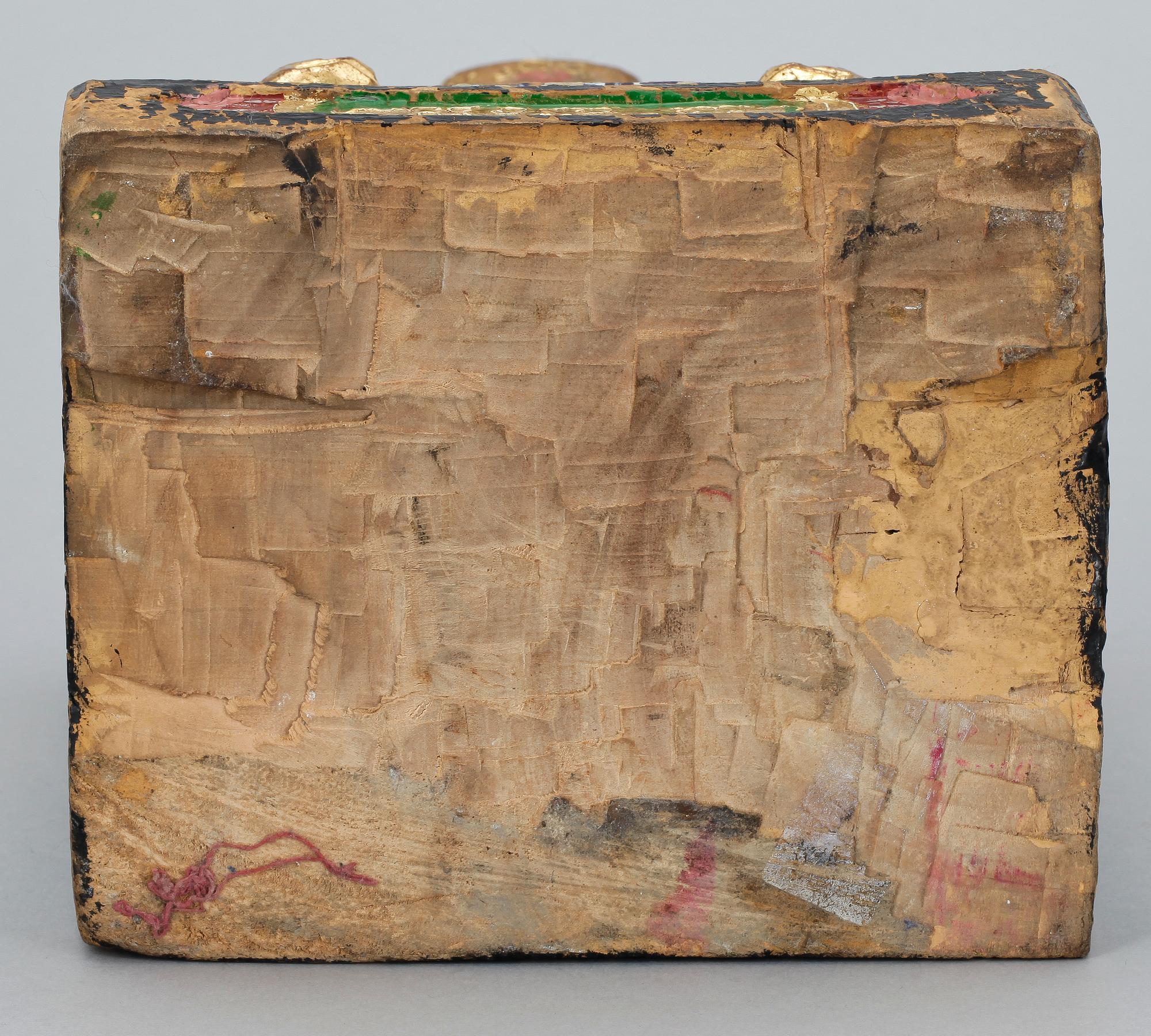 SKULPTUR, trä. Sen Qing dynasti.