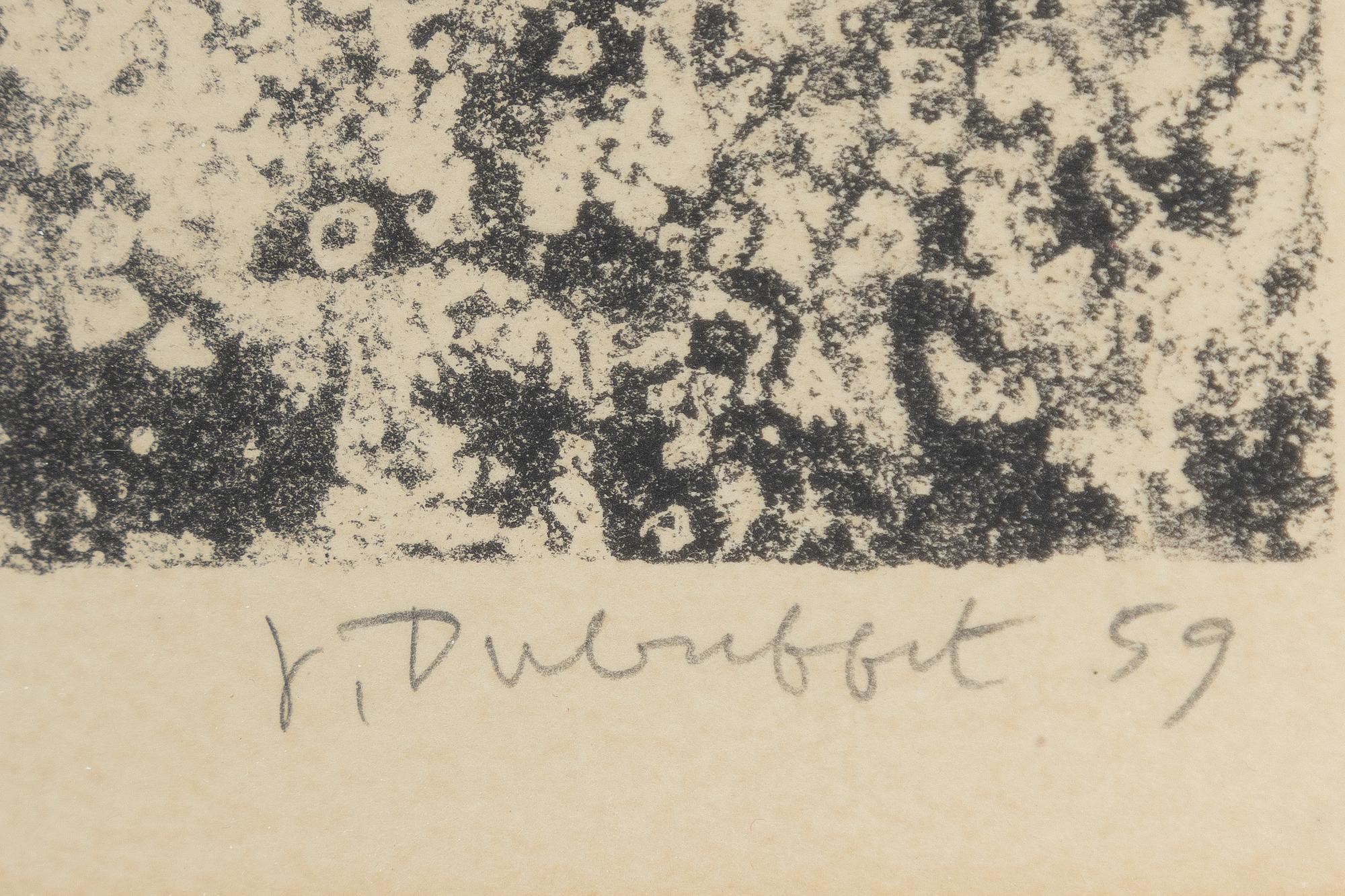 Jean Dubuffet, "Hérissement", from: "Sols, Terres".