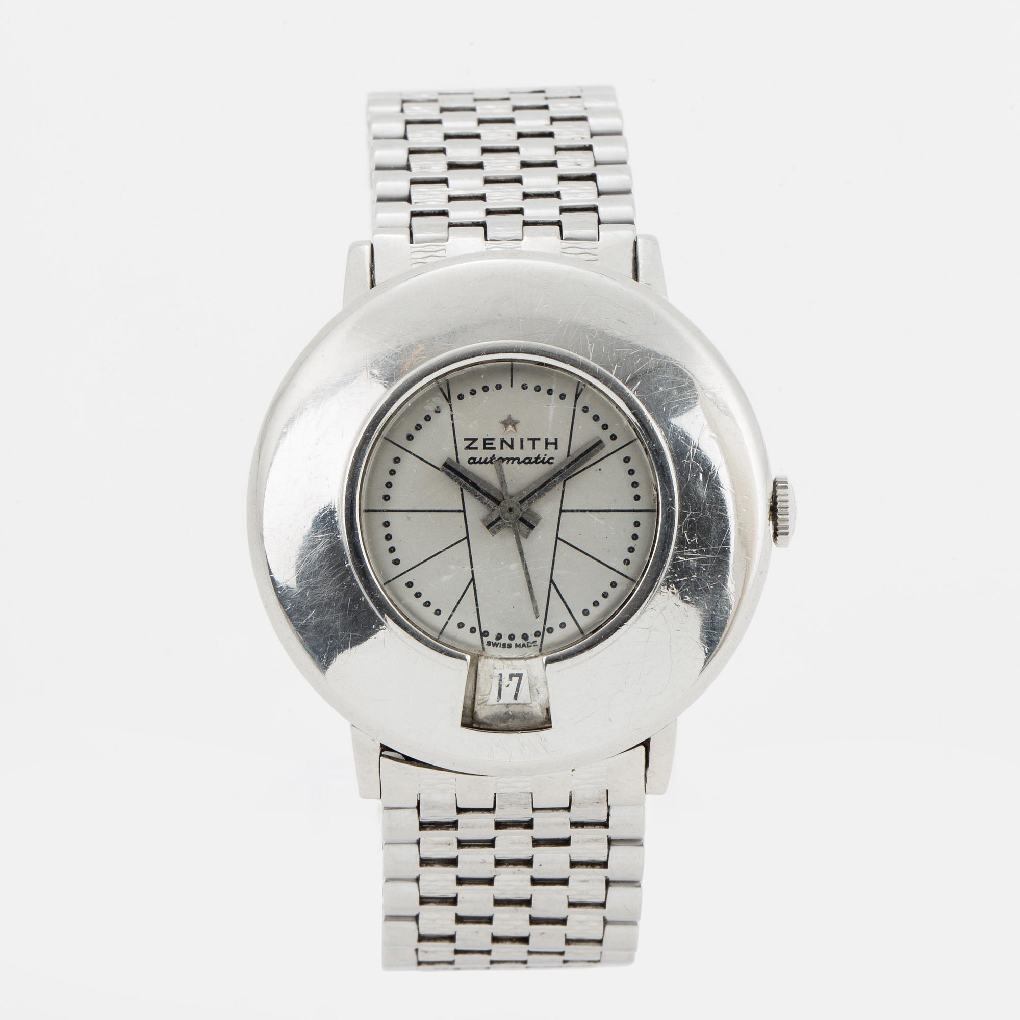 ZENITH, 'Keyhole', wristwatch, 35.5 mm.