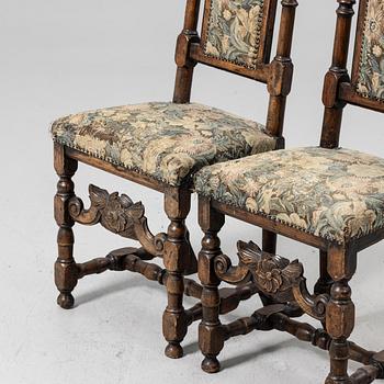 A pair of chairs, Baroque style, 18th/19th century.