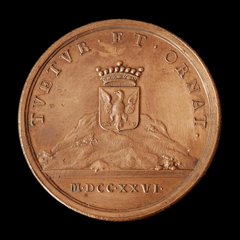 Gediget silver hittat i Nordmark i Värmland 1726.