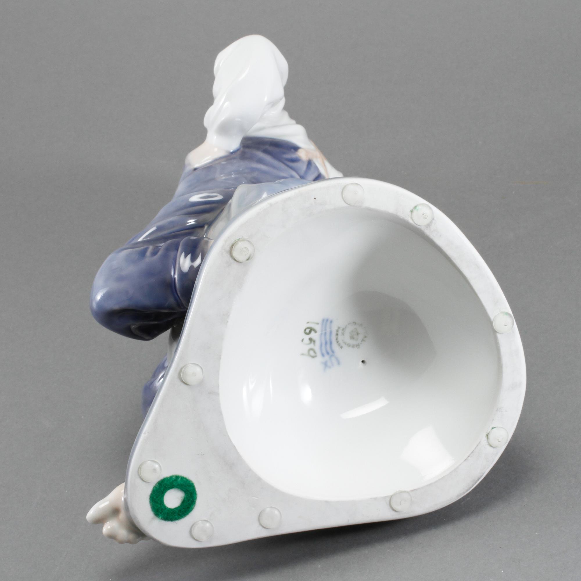 FIGURIN, porslin, Royal Copenhagen, 1900-talets andra hälft.