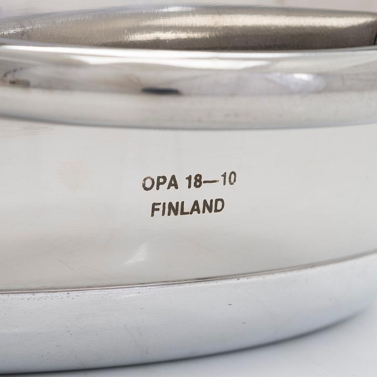 Timo Sarpaneva, three pans manufacturer OPa Ltd. 1970s.