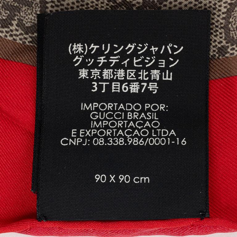 Gucci, a 'Blind for Love' scarf, 2018.