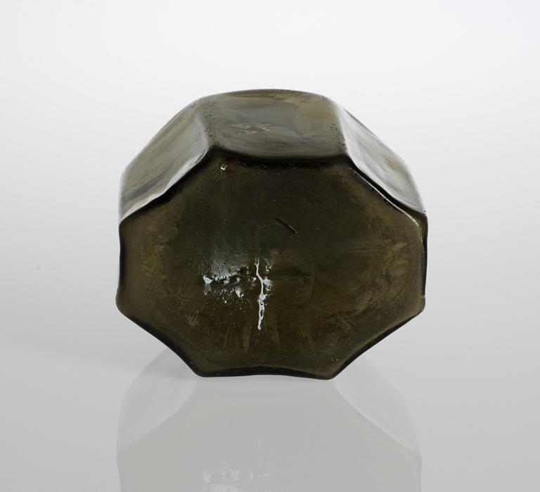 FLASKA, glas 1700/1800-tal.