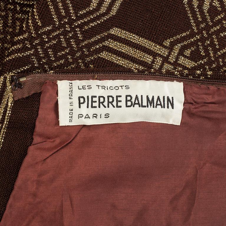 PIERRE BALMAIN, långklänning  1960-tal.