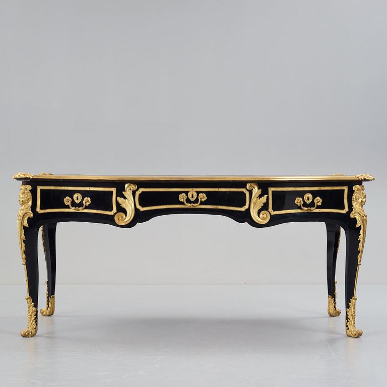 A Régence and style, Ormolu - Mounted Bureau Plat, 18th century and later.