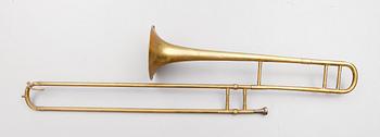 TROMBON, mässing, England, 1900-talets första hälft.