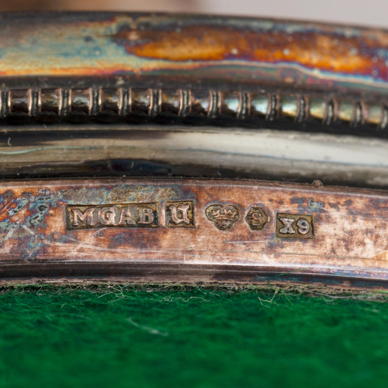 Ljusstakar, 4 st, silver, K.G. Markströms Guldsmeds Ab,  Uppsala, 1972.