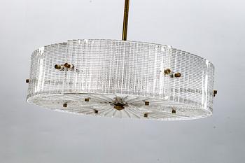 CARL FAGERLUND, Ceiling lamp, Orrefors, second half of the 20th century.