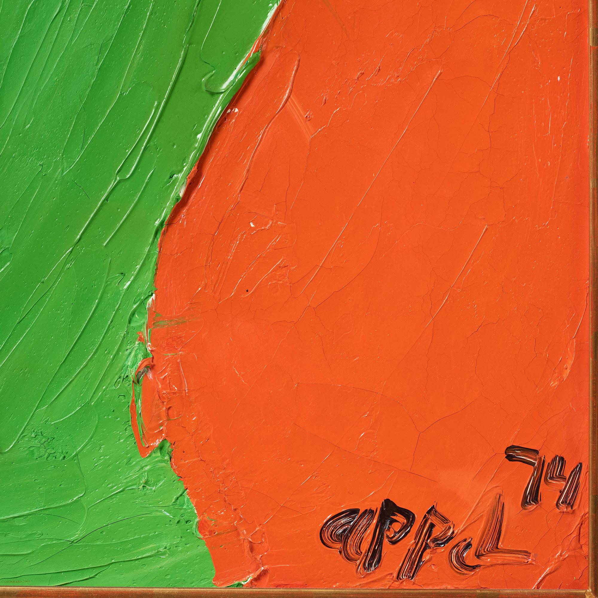 Karel Appel, ”Femme a la pipe”.