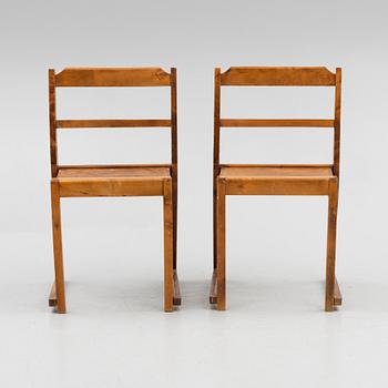 Ten chairs, Sweden, 1930's/40's.