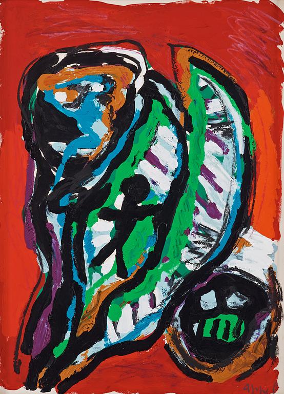 Karel Appel, Utan titel.