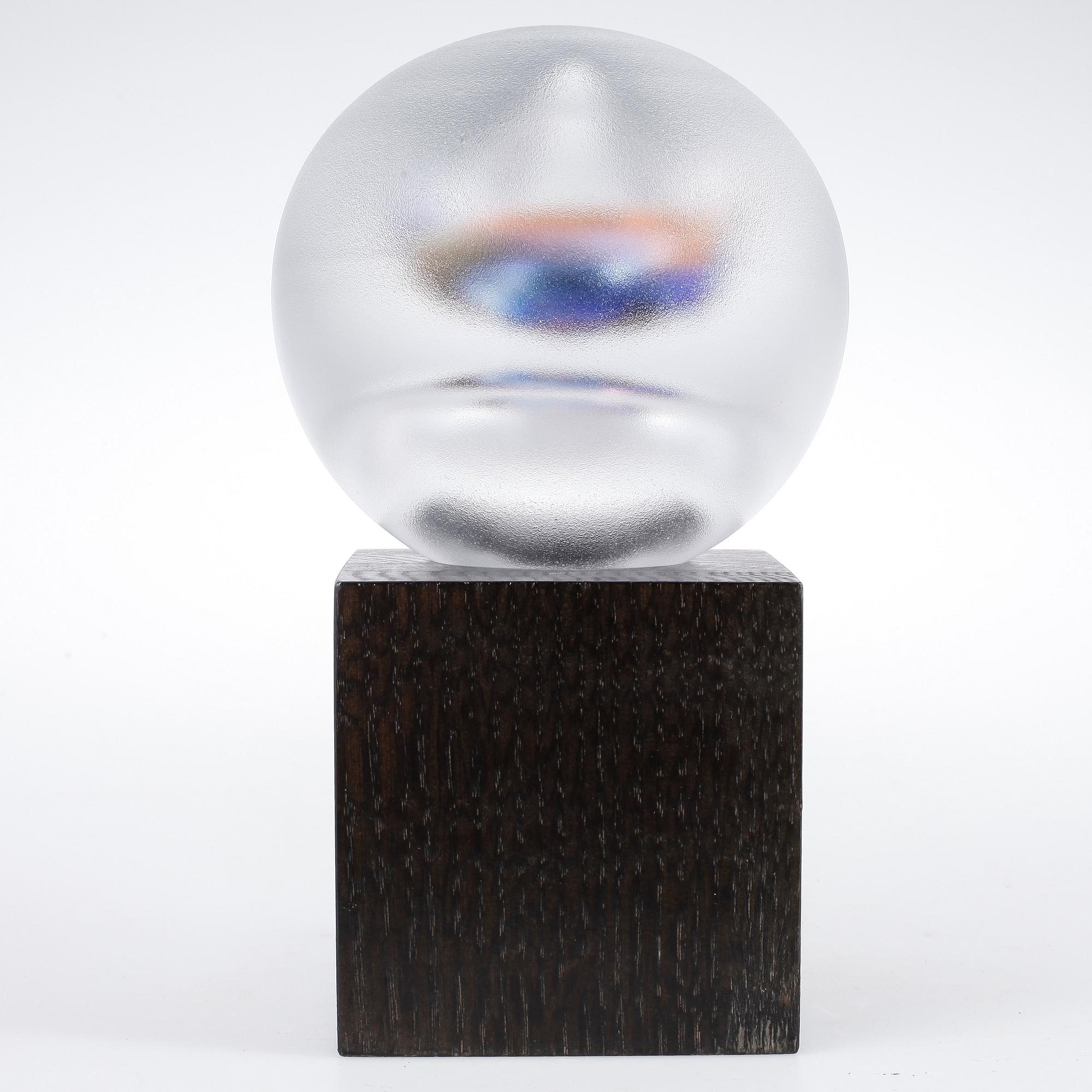 GÖRAN WÄRFF, skulptur, glas, Kosta.