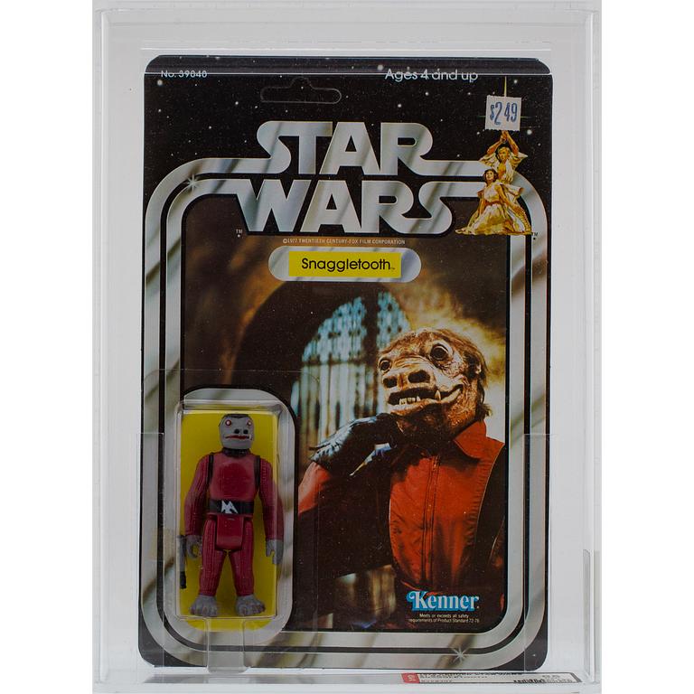 STAR WARS, Snaggletooth, 21 back-a, AFA 85 NM+, Kenner 1979.