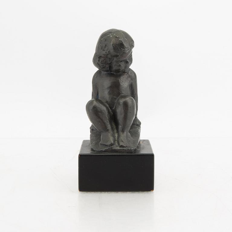Carl-Einar Borgström,  signed metal sculpture.