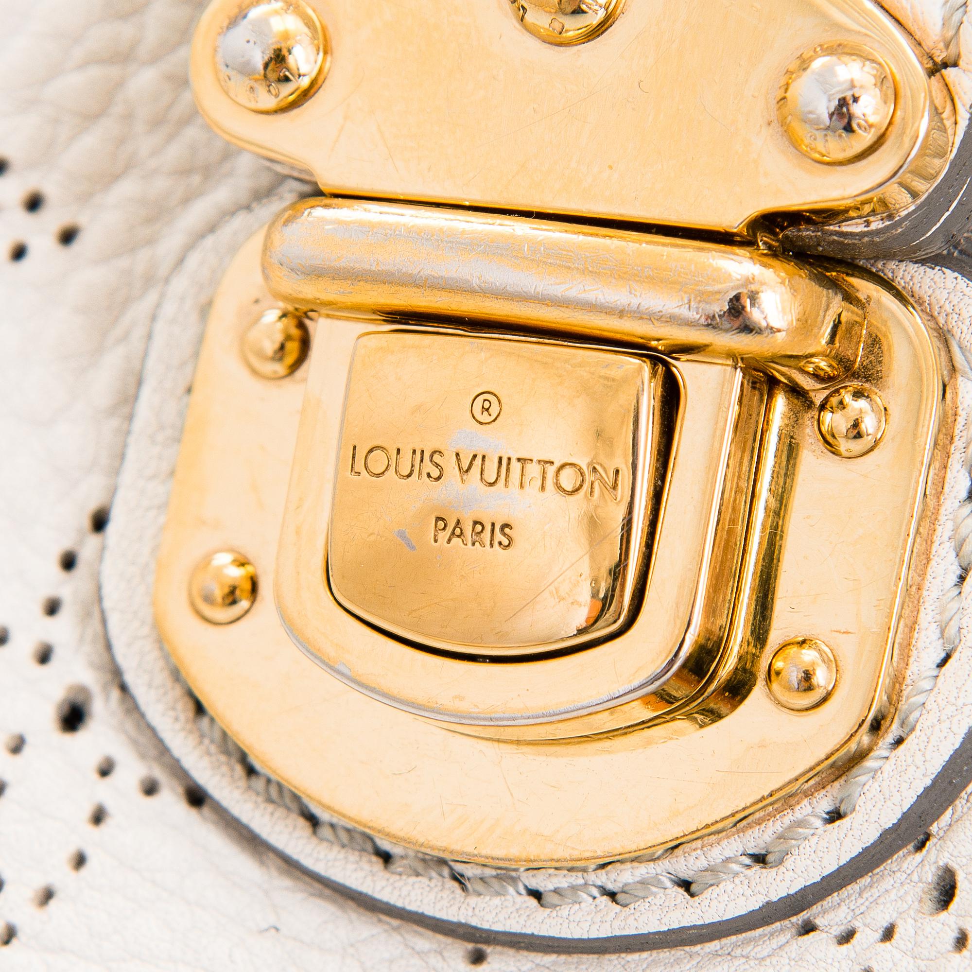 Louis Vuitton, a 'White Monogram Mahina XS' Bag.