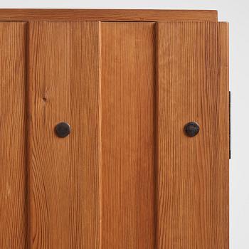 Axel Einar Hjorth, a stained pine "Lovö" cabinet, Nordiska Kompaniet, Sweden, 1930s.