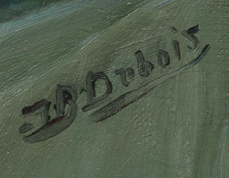 INGEBORG B DUBOIS, olja på duk, signerad.