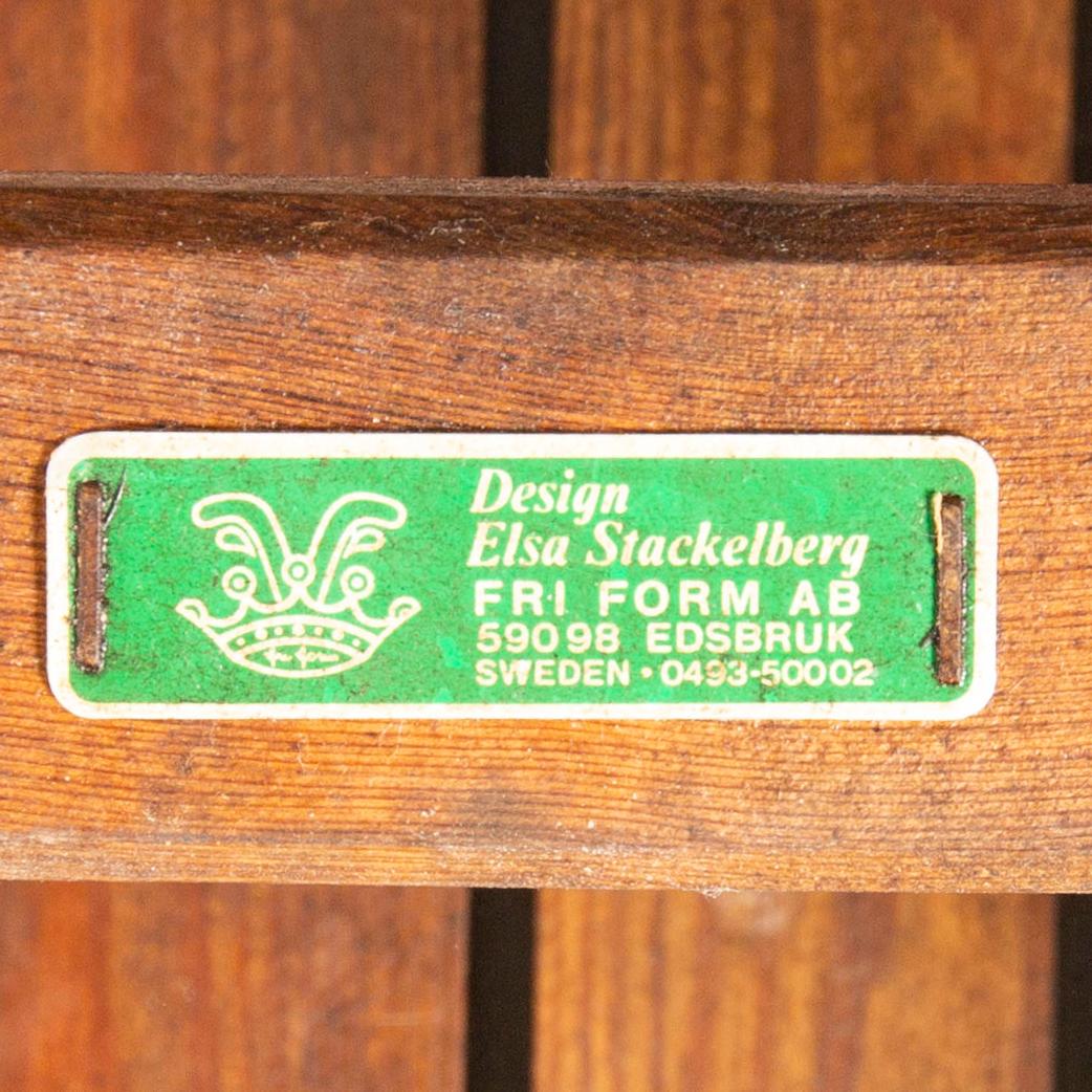 Elsa Stackelberg, garden group 4 dlr and associated cushions, Fri Form late 20th century.