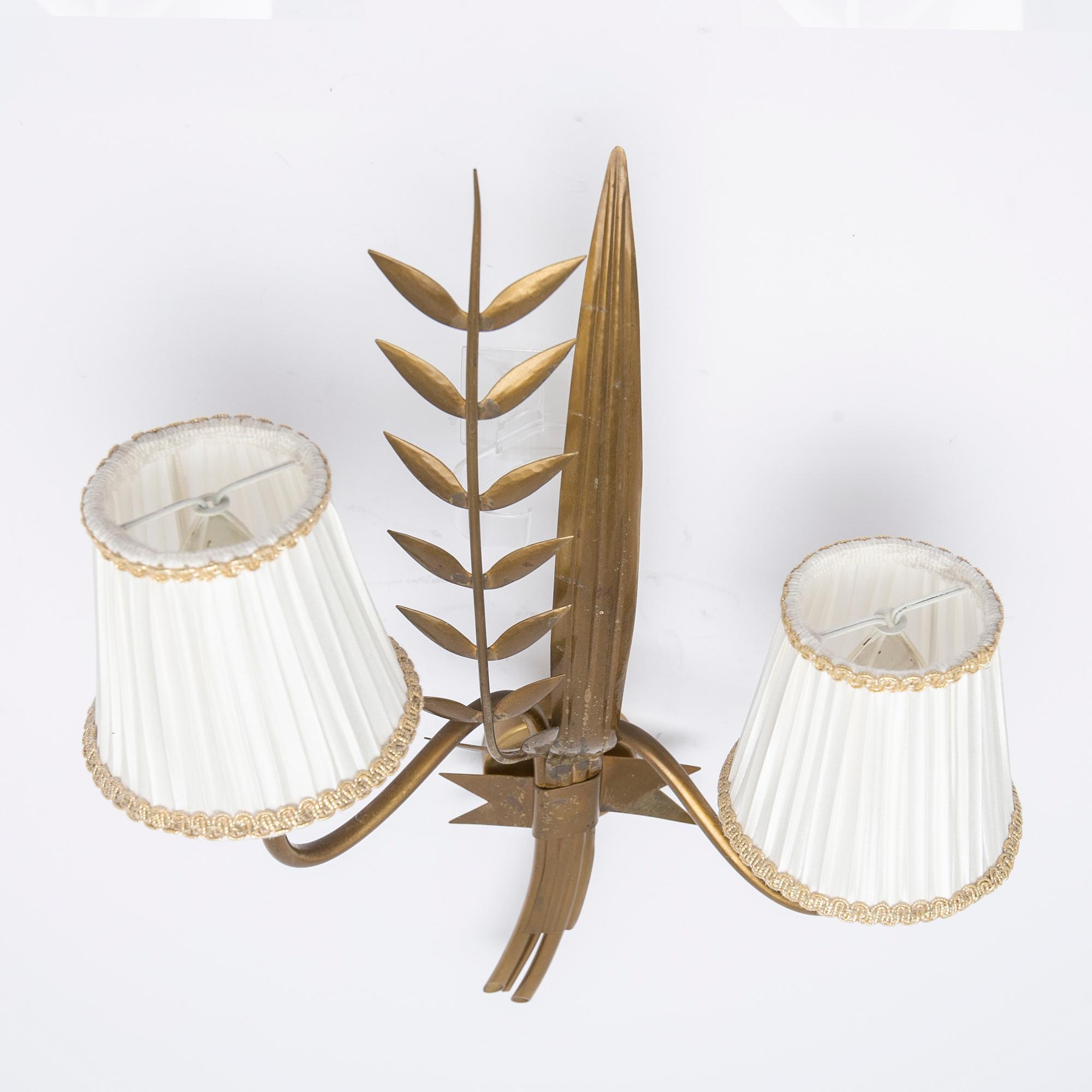 Hans Bergström, Wall lamp, model 333, ateljé Lyktan, Åhus, 1940s.